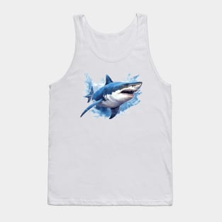 Blue Shark Tank Top